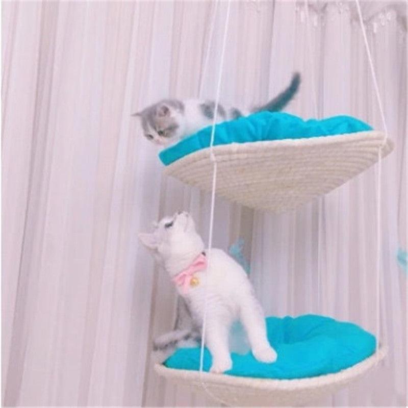 Ultimate Feline Haven: Multi-Level Cat Climbing Tower With Built-In Storage