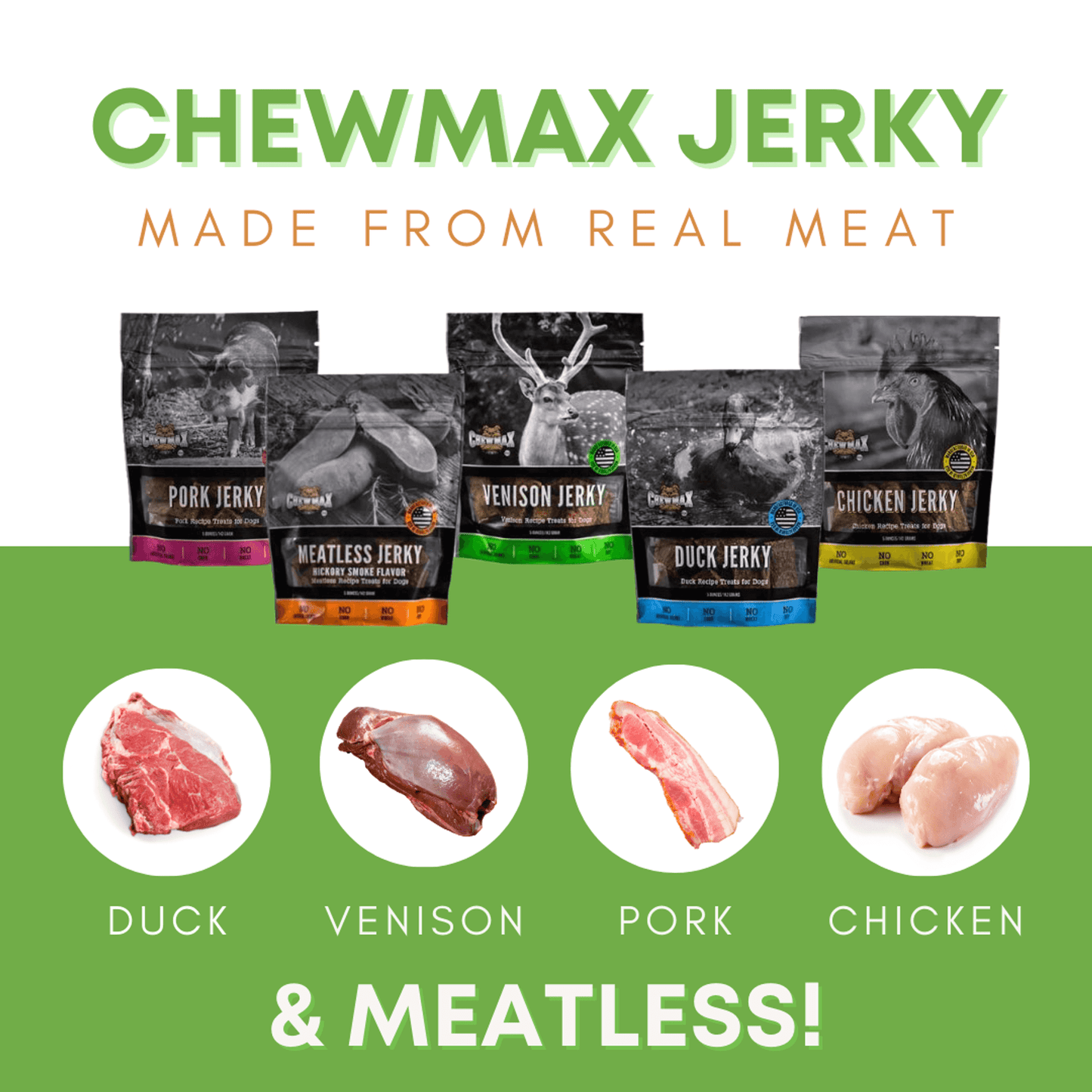 Gourmet Pork Jerky Dog Treats