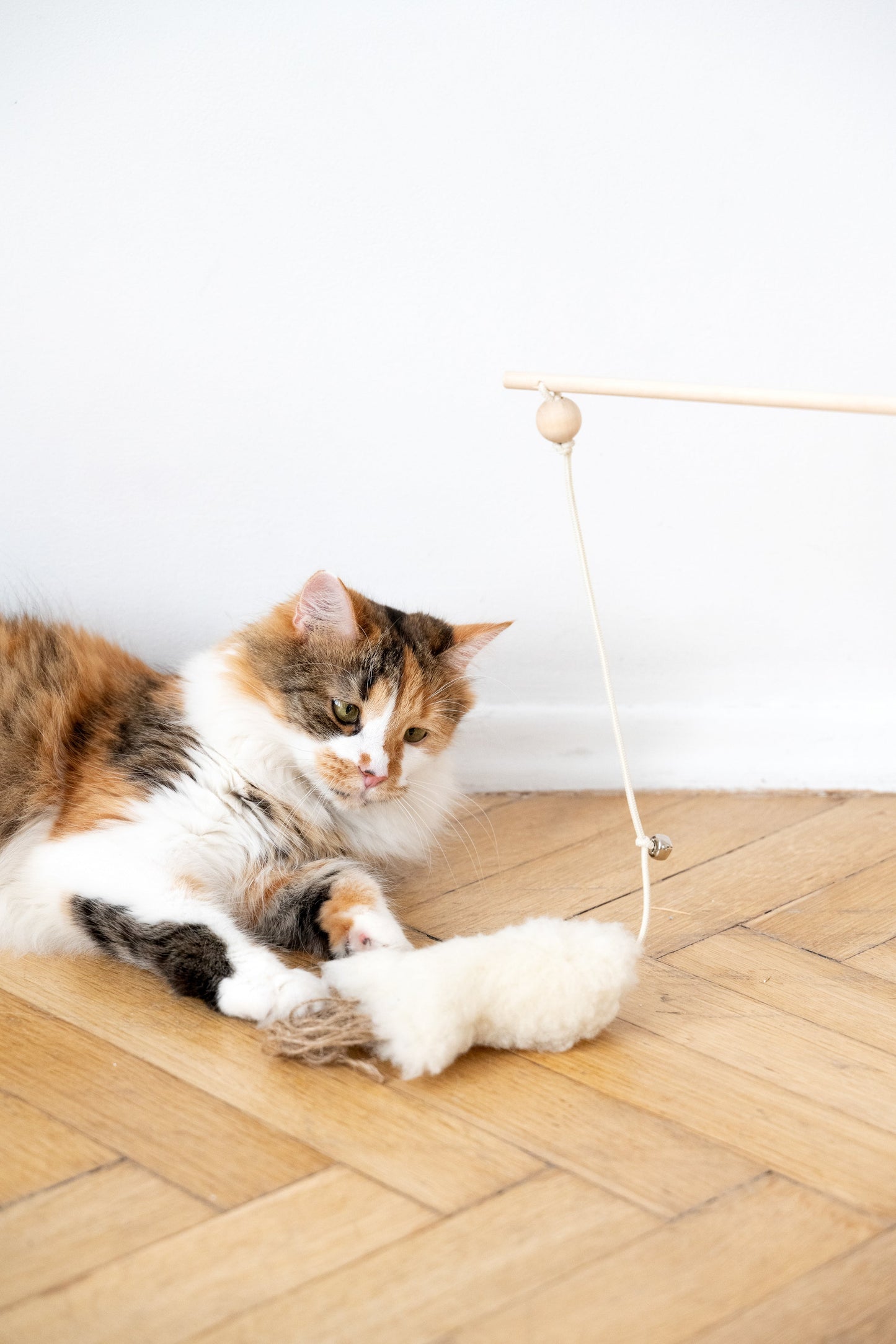 Natural Woolen Cat Toy: Fish-2