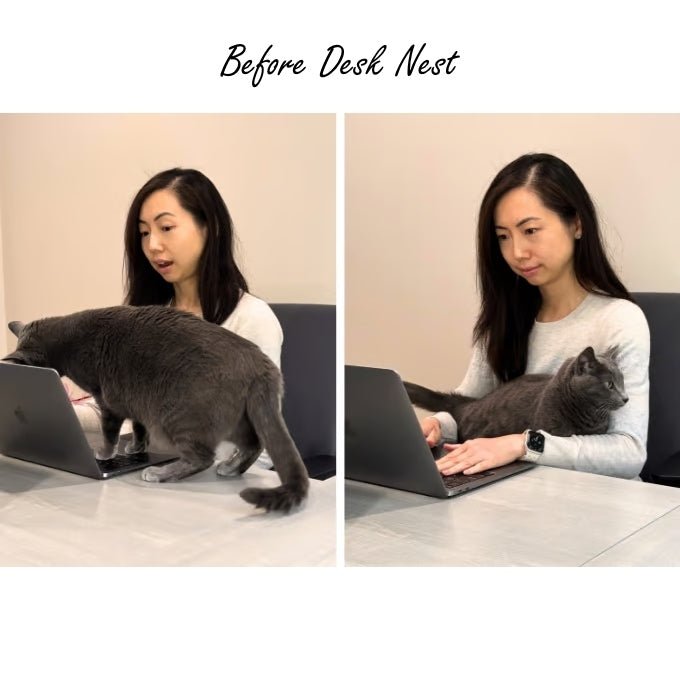 Desk Nest Cat Bed - The Purrfect Cat Bed for Your Desk-4