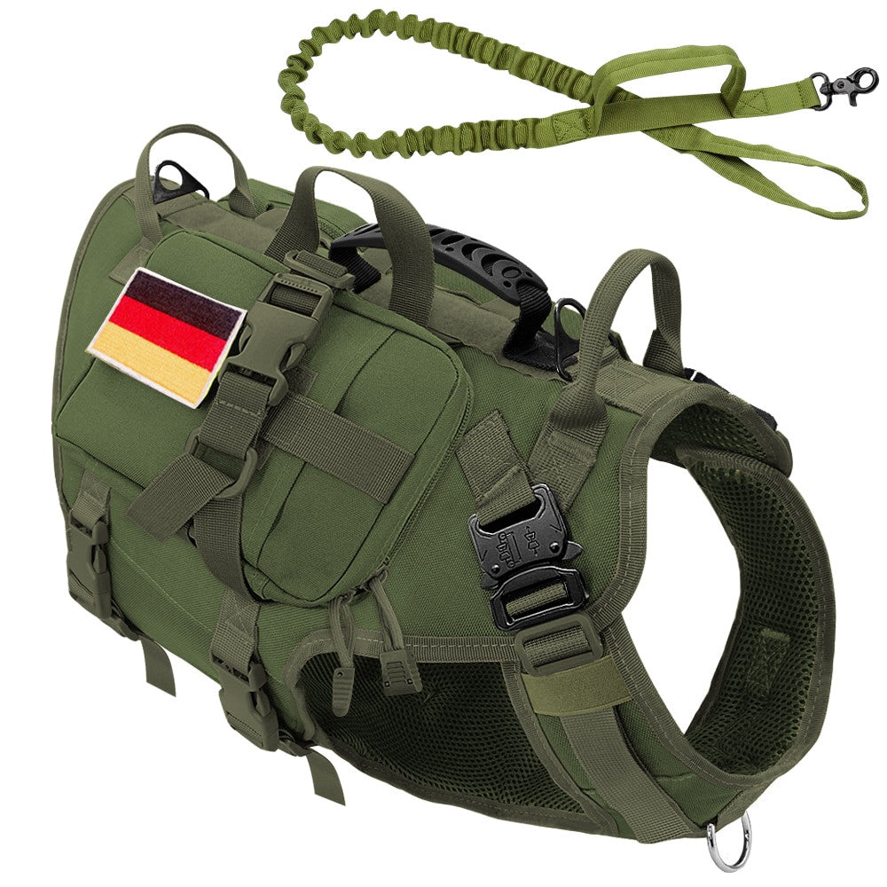 Tactical Dog Harness Military No Pull Pet Harness Vest