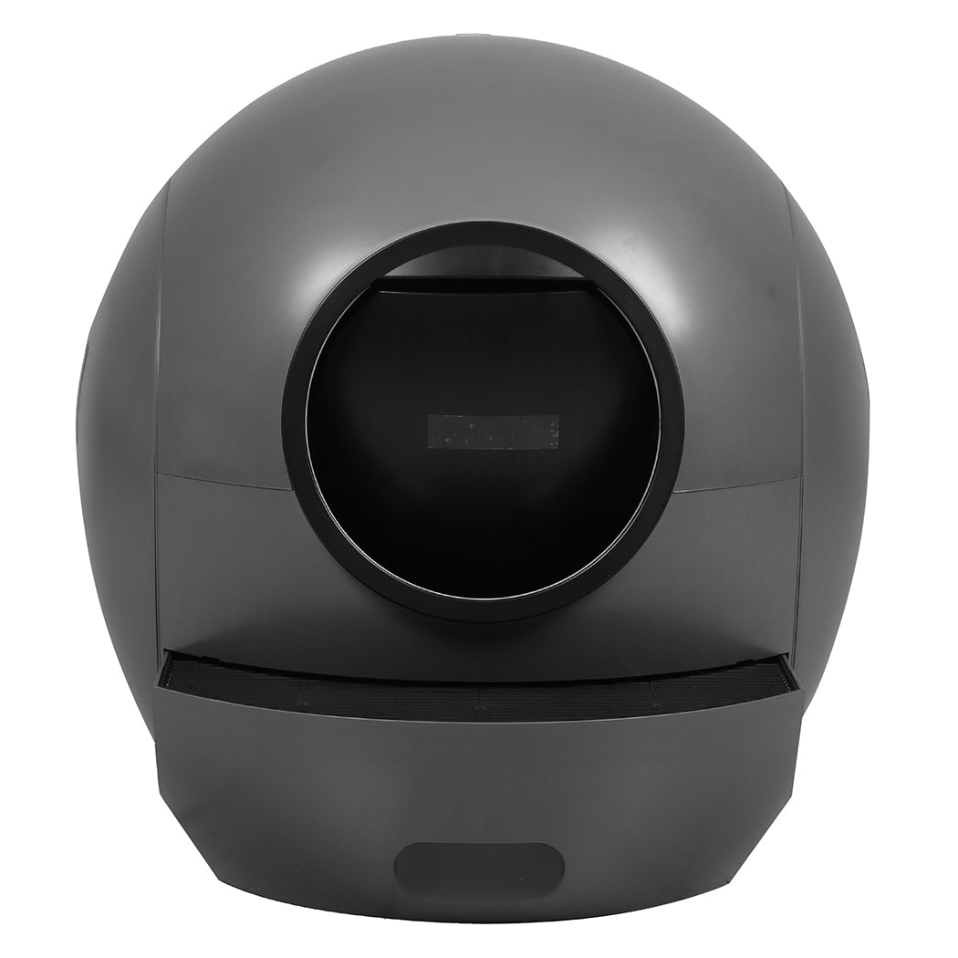 Smart Cat Litter Box Self-Cleaning Enclosed - Black