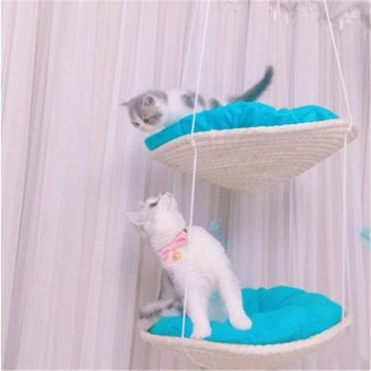 Ultimate Feline Haven: Multi-Level Cat Climbing Tower With Built-In Storage