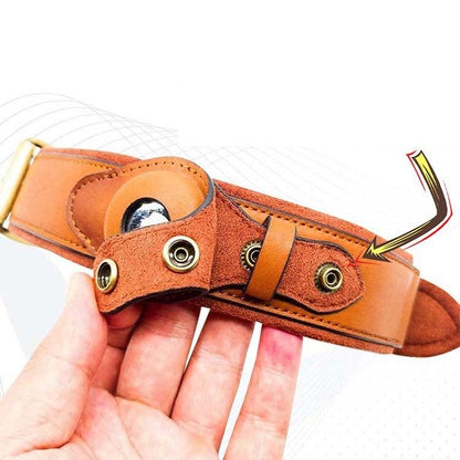 Premium Leather Dog Collar With Location Tracking