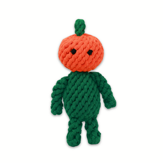 Adam the Pumpkin Baby Rope Toy