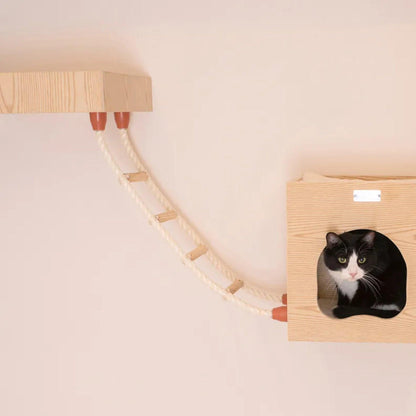 Armarkat Wall-Mounted Cat Climbing Ladder Model W1907E