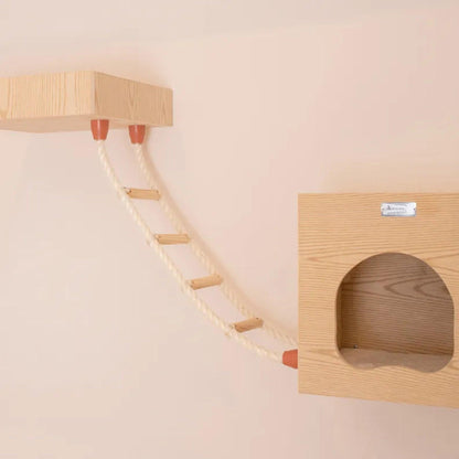 Armarkat Wall-Mounted Cat Climbing Ladder Model W1907E