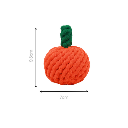 Handmade Orange Rope Toy
