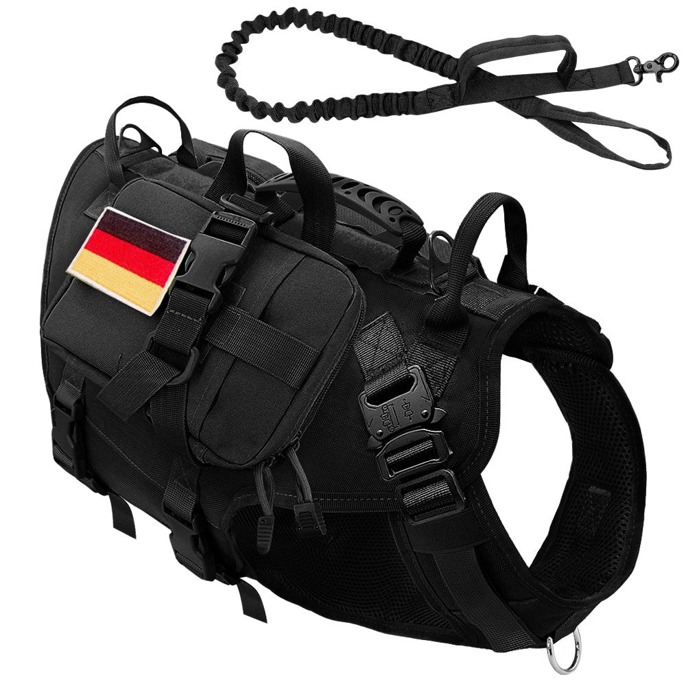 Tactical Dog Harness Military No Pull Pet Harness Vest