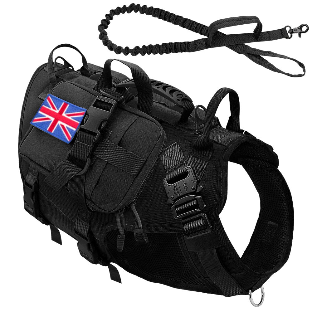 Tactical Dog Harness Military No Pull Pet Harness Vest