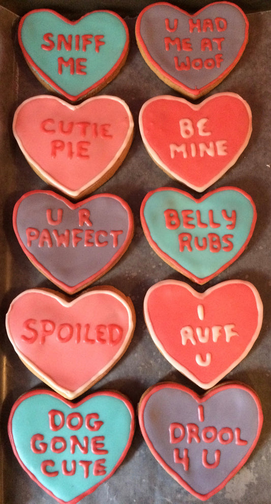 Sweet Heart Valentine Dog Treats