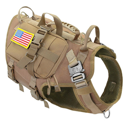 Tactical Dog Harness Military No Pull Pet Harness Vest