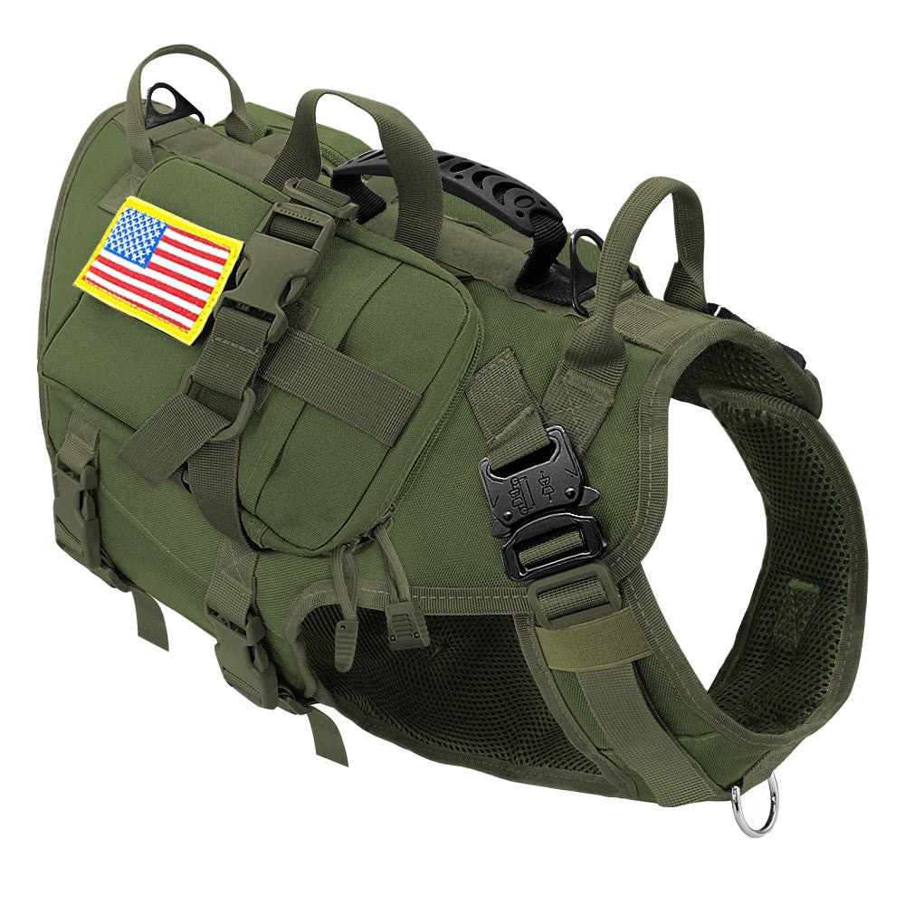 Tactical Dog Harness Military No Pull Pet Harness Vest
