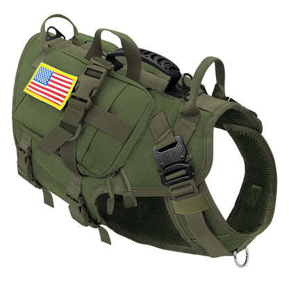 Tactical Dog Harness Military No Pull Pet Harness Vest