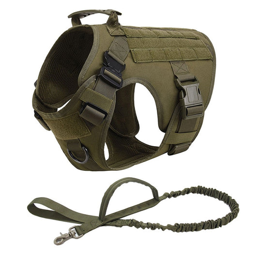 No Pull Harness For Large Dogs Military Tactical Dog Harness Vest