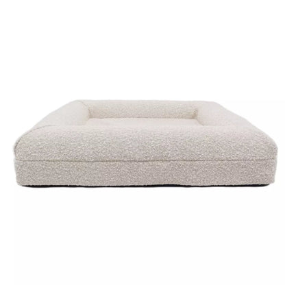 Memory Foam Dog Bed in Bouclé